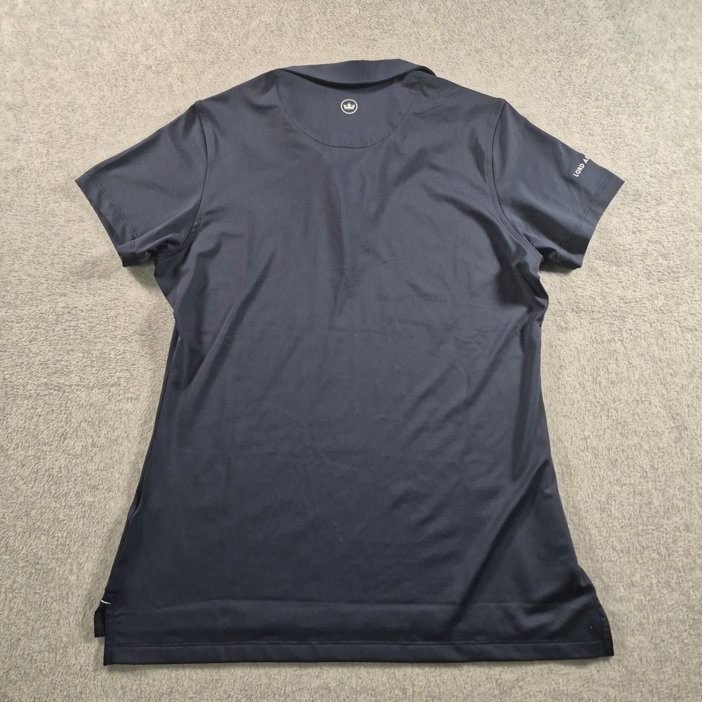 Peter Millar Womens Sun Protection UPF 50+ Golf Polo Shirt Navy Blue Size Medium - Picture 9 of 9